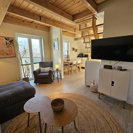 Apartmán 2016 Kuestenglueck 3 Modernes Maisonette-apartment Mit Meerblick & Kickerspass - 200m Zum & Baecker *