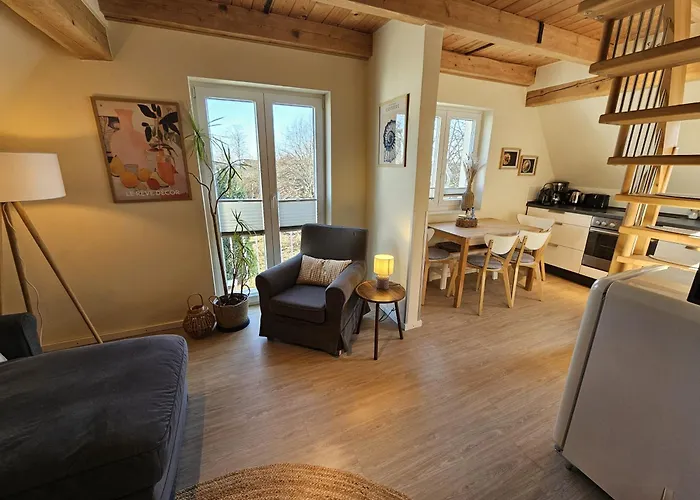 Апартаменты Kuestenglueck 3 Modernes Maisonette-apartment Mit Meerblick & Kickerspass - 200m Zum & Baecker *