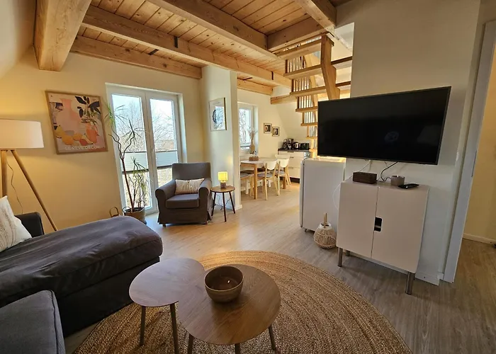 Апартаменты Kuestenglueck 3 Modernes Maisonette-apartment Mit Meerblick & Kickerspass - 200m Zum & Baecker *