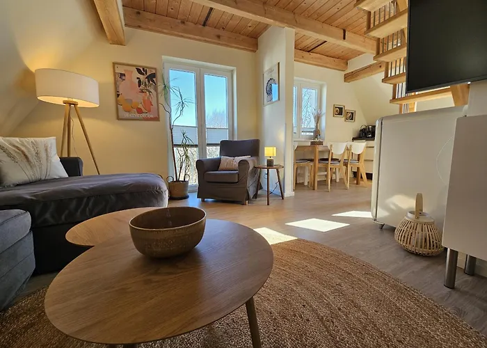 Kuestenglueck 3 Modernes Maisonette-apartment Mit Meerblick & Kickerspass - 200m Zum & Baecker Апартаменты Даме